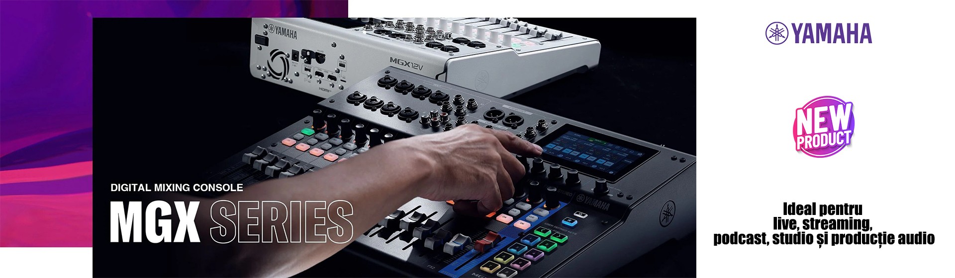 Noua Serie de Mixere Digitale Yamaha - MGX
